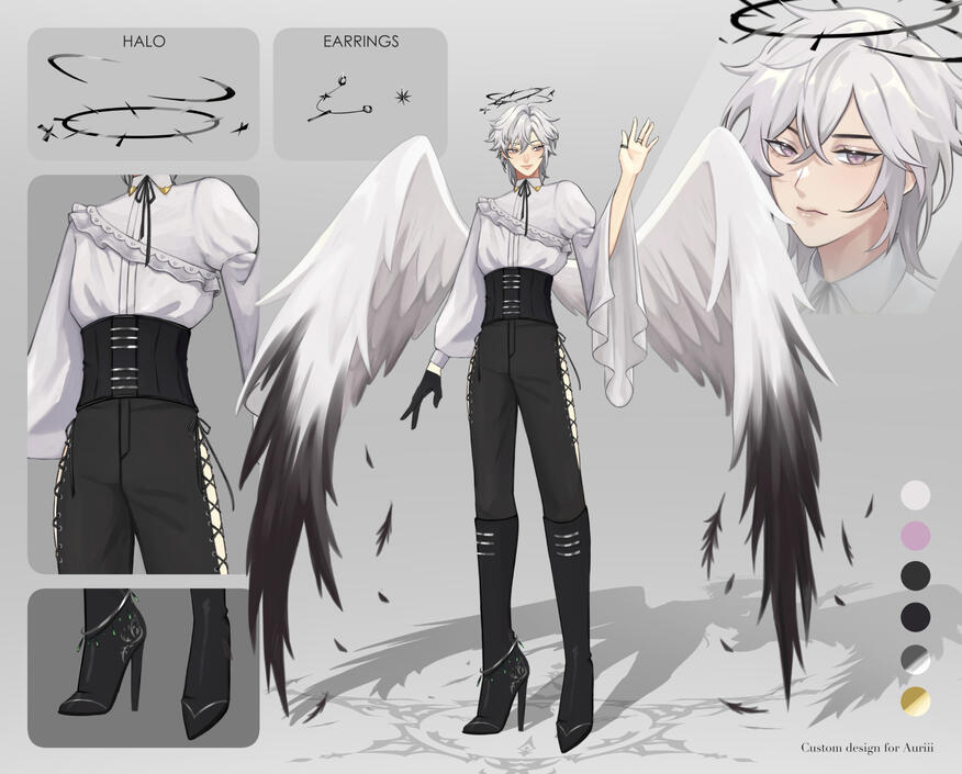 Custom with rendered head shot