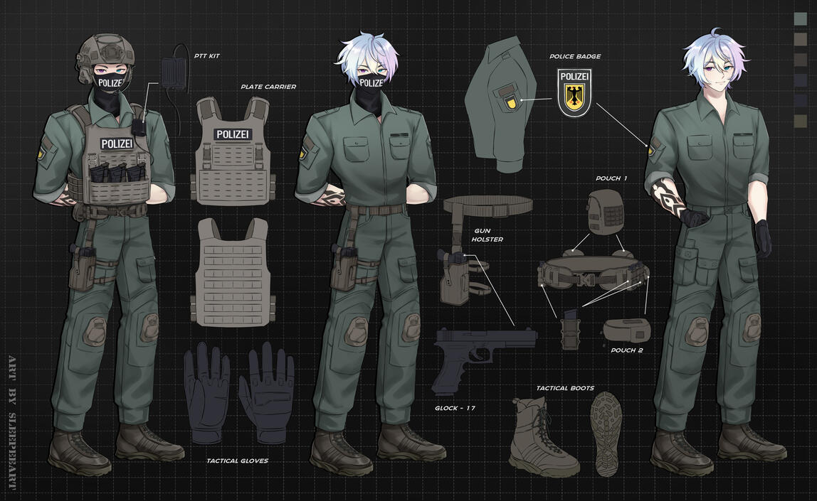 Military Outfit reference for KogekiVT