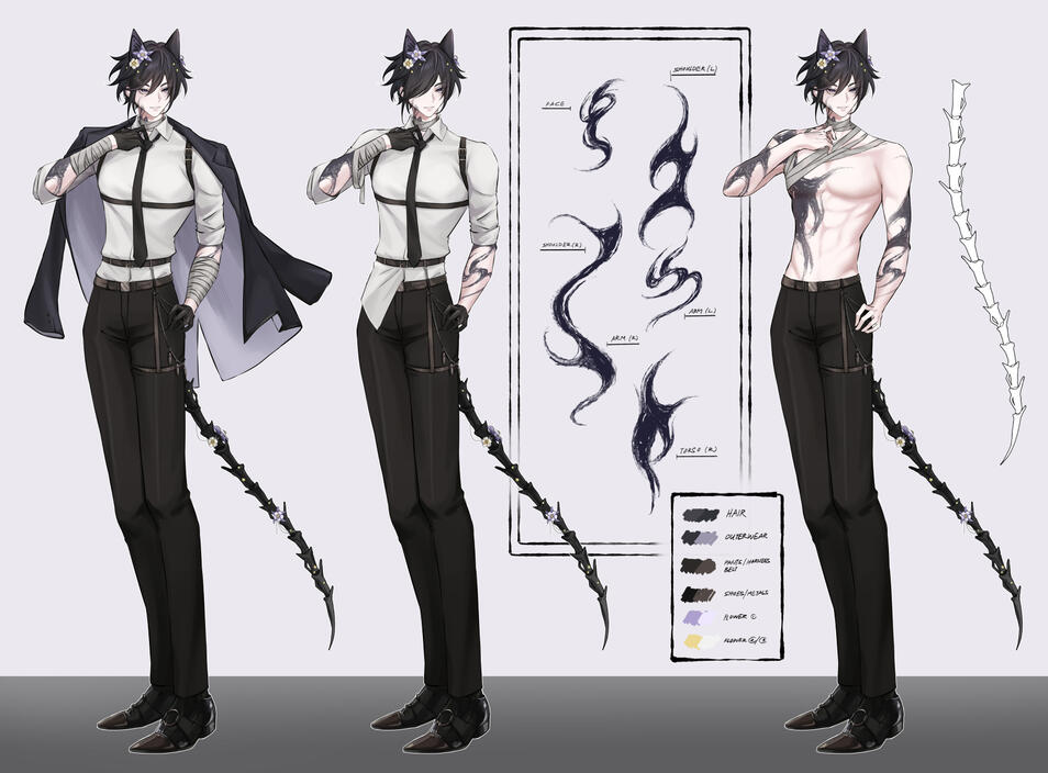 Character design for auri